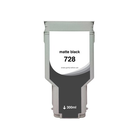 WF Non-OEM New Matte Black Wide Format Ink Cartridge For F9J68A (HP 728)